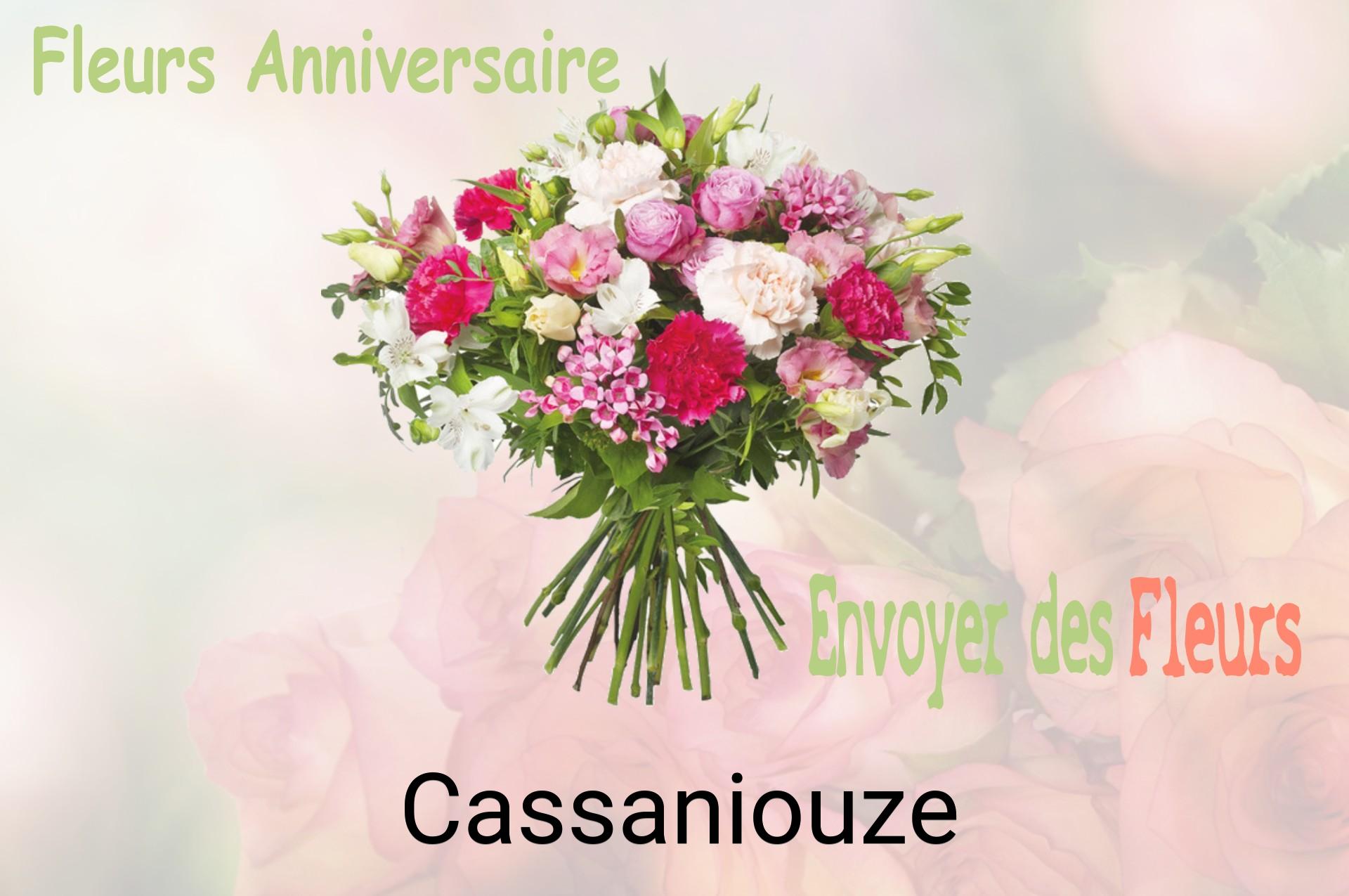 Bouquet de fleurs d’anniversaire livré à Cassaniouze